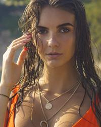 Leana Rousse in a bikini