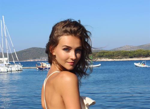 Rachel Cook in a bikini