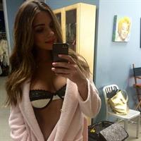 Jessica Ashley in lingerie taking a selfie