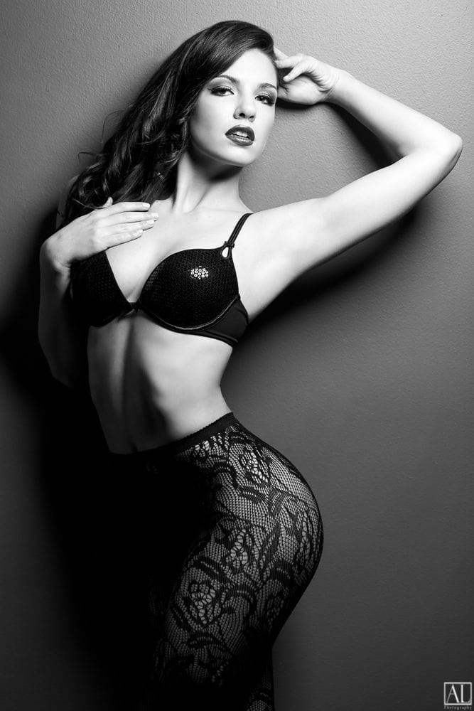 Jessica Ashley in lingerie