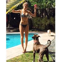 Daniela Lopez in a bikini