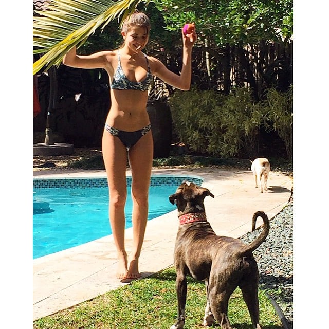 Daniela Lopez in a bikini