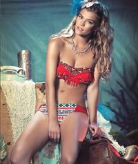 Nina Agdal in a bikini