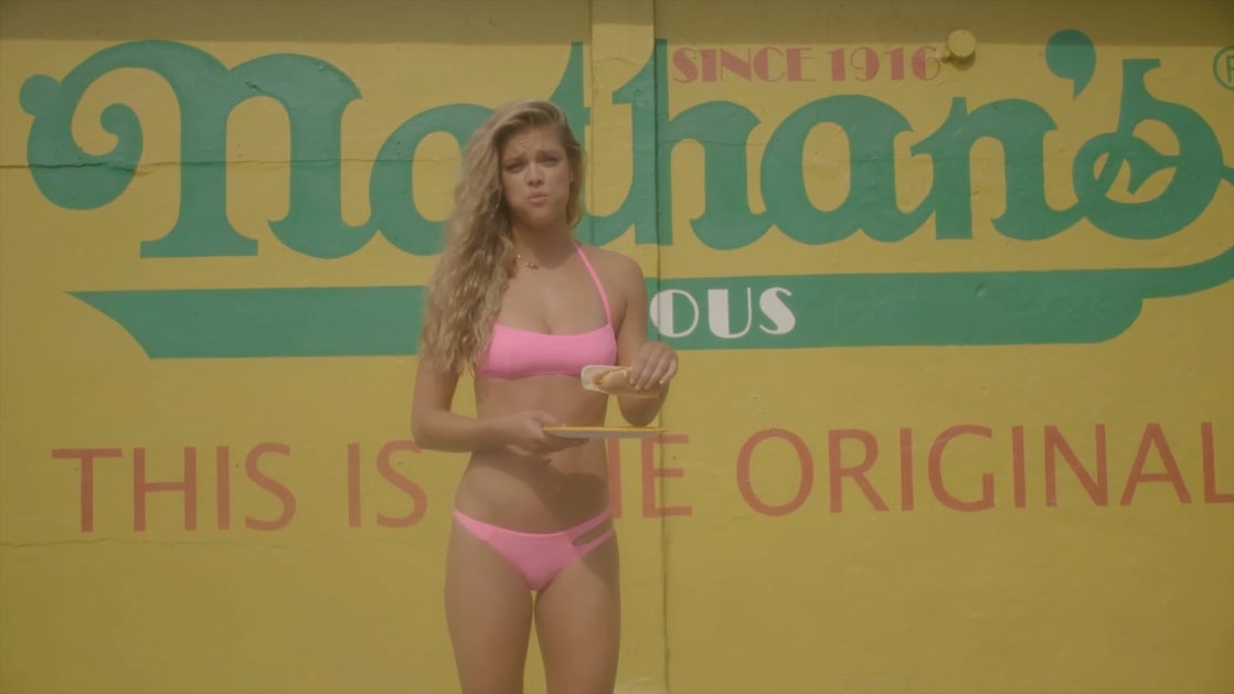 Nina Agdal in a bikini