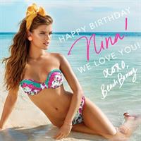 Nina Agdal in a bikini