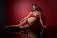 Nina Agdal in lingerie