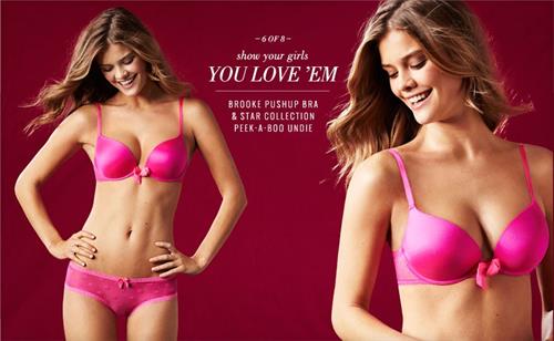 Nina Agdal in lingerie