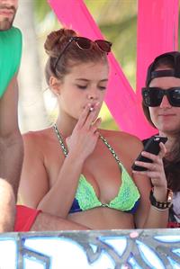 Nina Agdal in a bikini