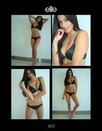 Gio Ott in a bikini in lingerie