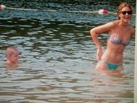 Simone Villas Boas in a bikini