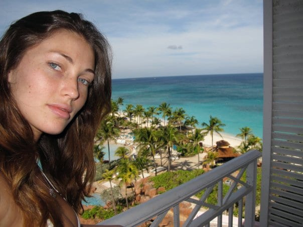 Simone Villas Boas in a bikini