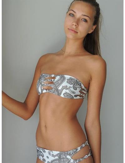 Sandra Kubicka in a bikini