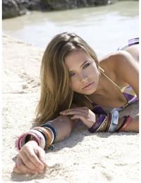 Sandra Kubicka in a bikini