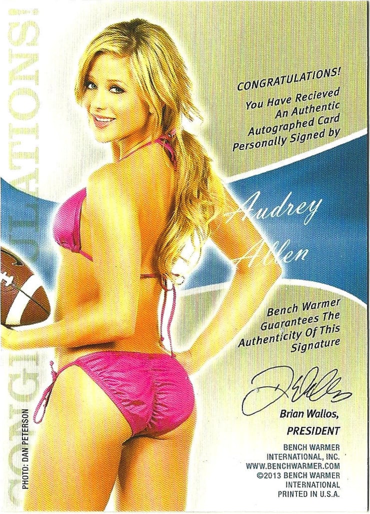 Audrey Allen in a bikini - ass