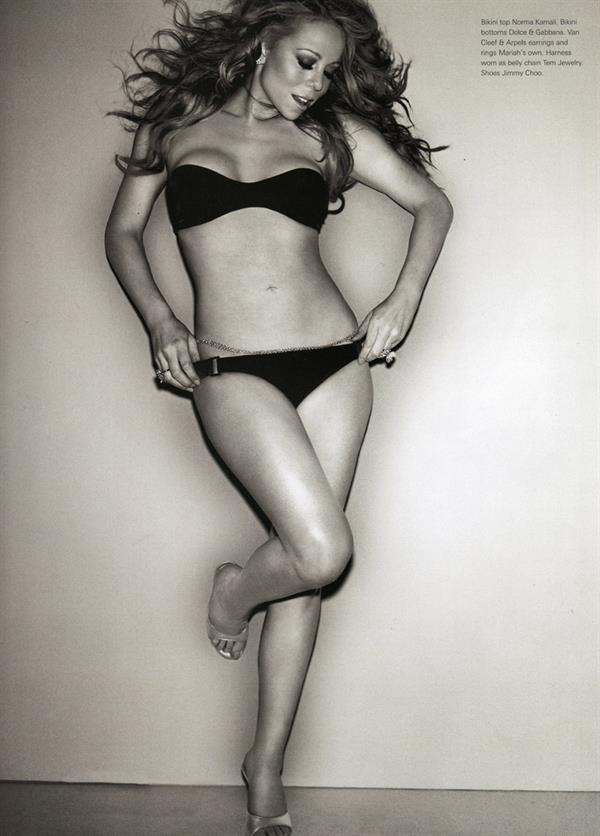 Mariah Carey in lingerie