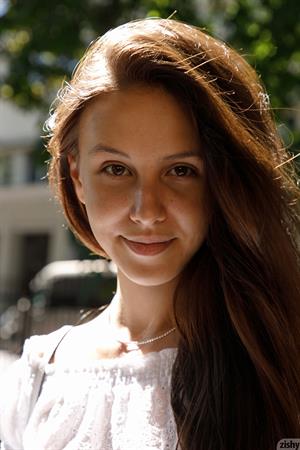 Jessica Albanka in a Dress