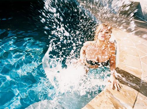 Stacy Ferguson in a bikini