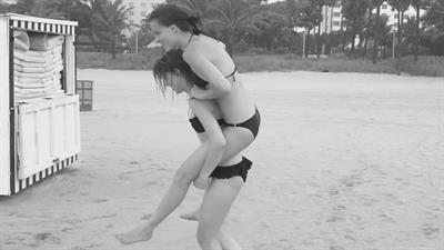 Amber Heard in a bikini