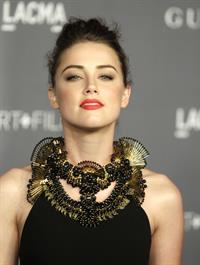 Amber Heard LACMA Art Film Gala in Los Angeles on October 27, 2012