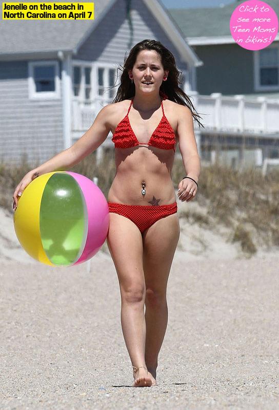 Jenelle Evans in a bikini