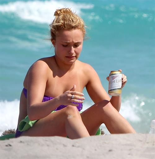 Hayden Panettiere in a bikini