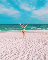 Candi Brooks in a bikini