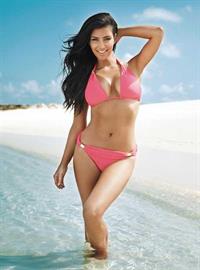 Kim Kardashian in a bikini