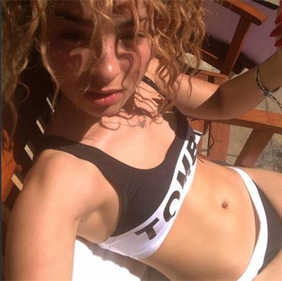 Ella Eyre in a bikini
