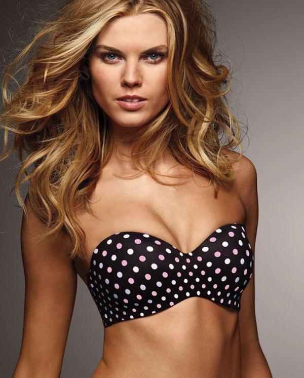 Maryna Linchuk in a bikini in lingerie
