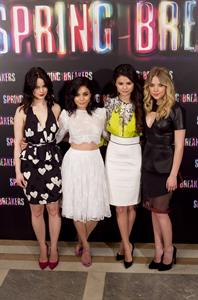 Selena Gomez Spring Breakers photocall in Madrid 2/21/13 