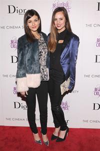 Victoria Justice The Cinema Society screening of Beautiful Creatures in NY 2/11/13 
