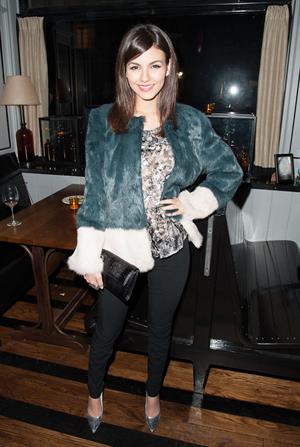 Victoria Justice The Cinema Society screening of Beautiful Creatures in NY 2/11/13 