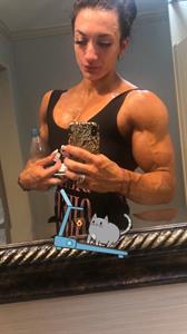 Valentina Mishina taking a selfie