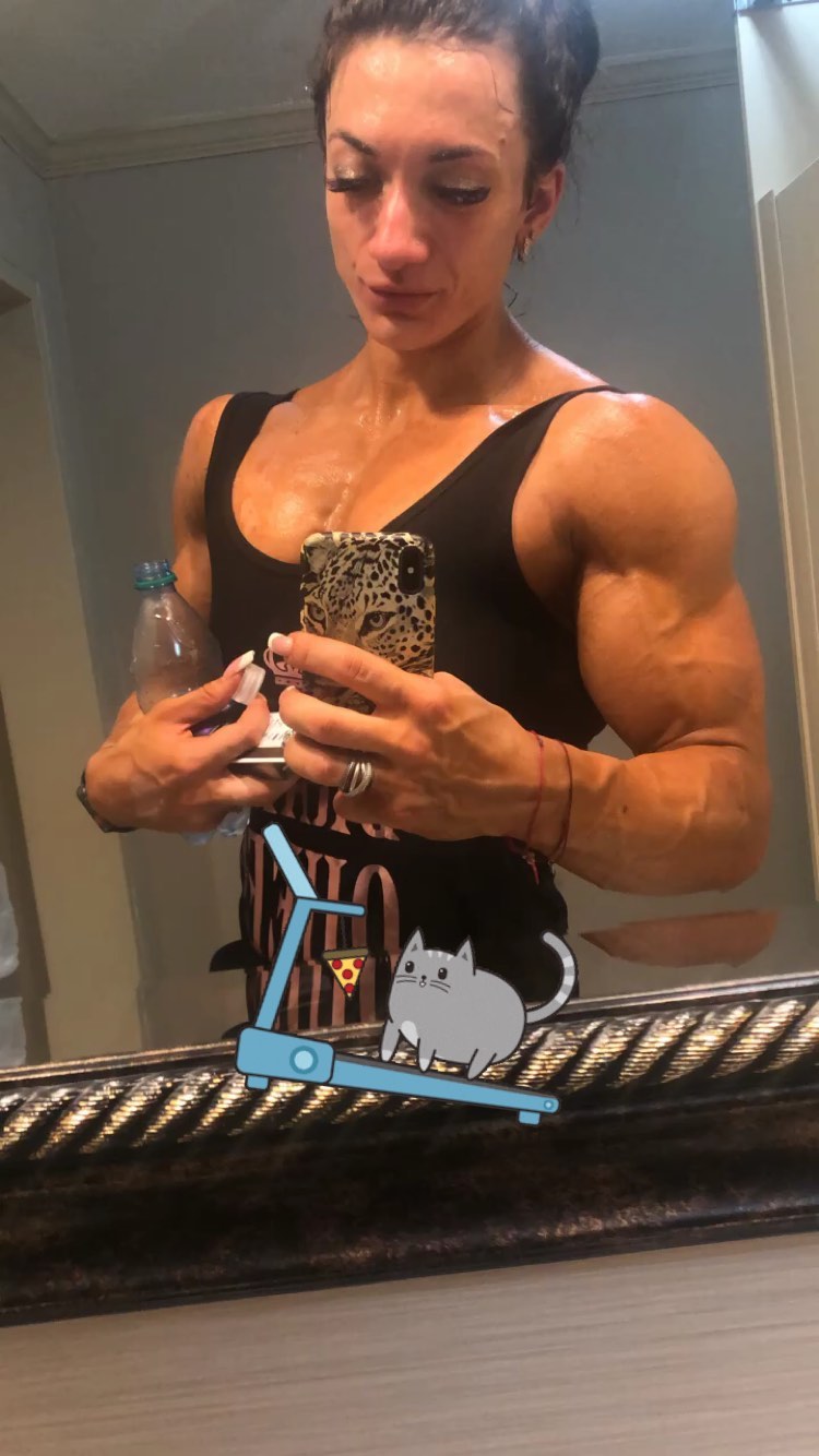 Valentina Mishina taking a selfie