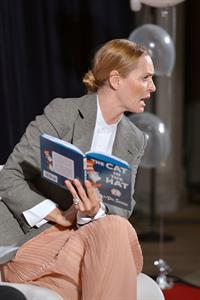 Uma Thurman joins Cat In The Hat On NEA's Read Across America Day at New York Public Library (01.03.0213) 