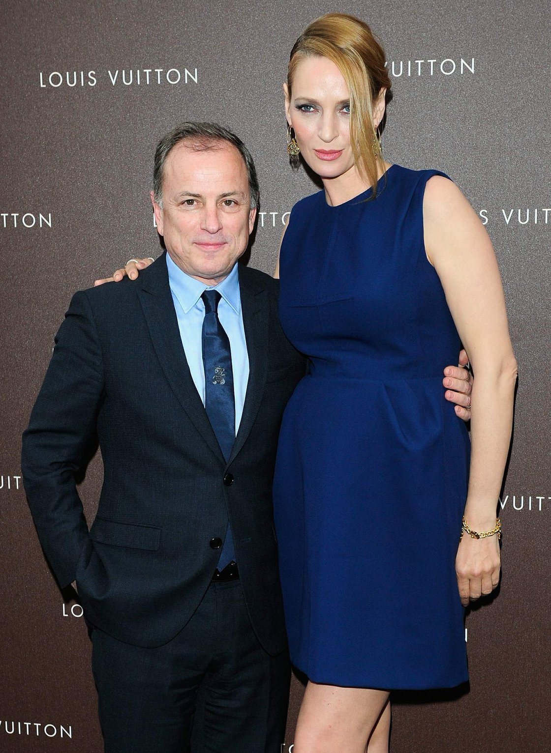 Uma Thurman Louis Vuitton Maison opening in Munich 4/23/13 