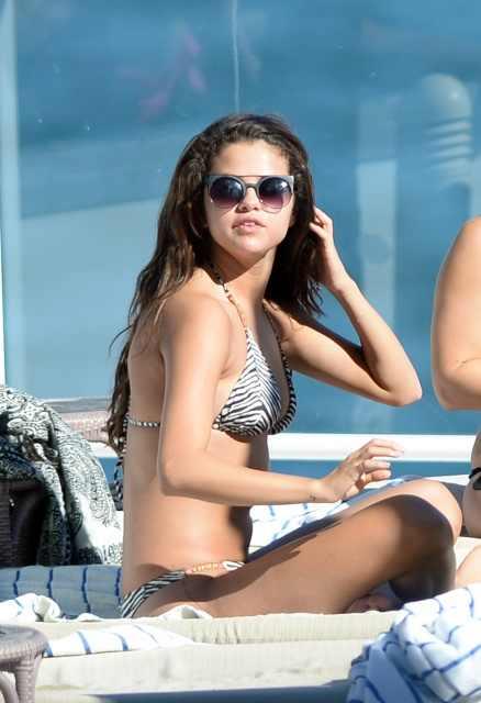Selena Gomez in a bikini