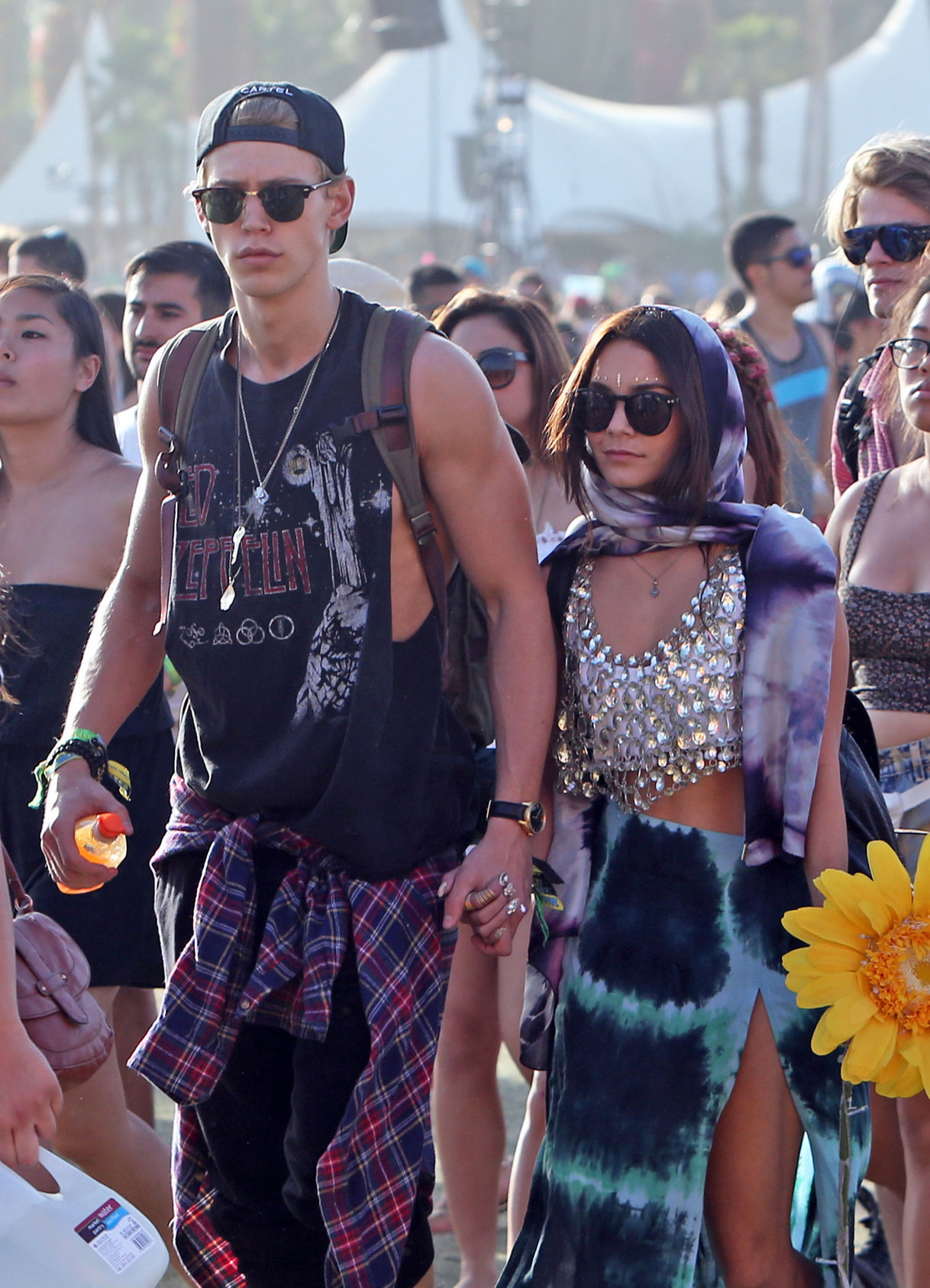 Vanessa Hudgens at Coachella Festival day 3 in Indio on April 14, 2013