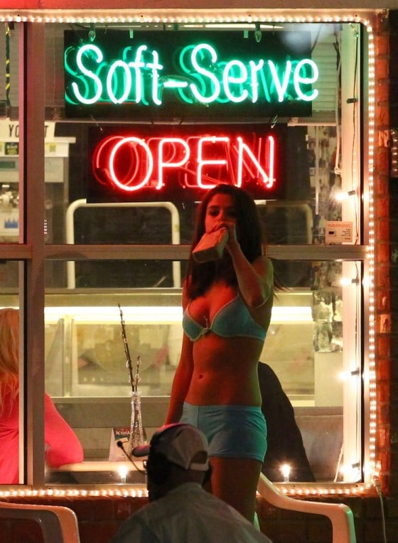 Selena Gomez in a bikini