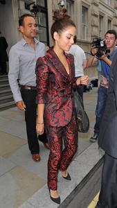 Vanessa Hudgens Arriving at the Apple Store in London, July 16, 2013 
