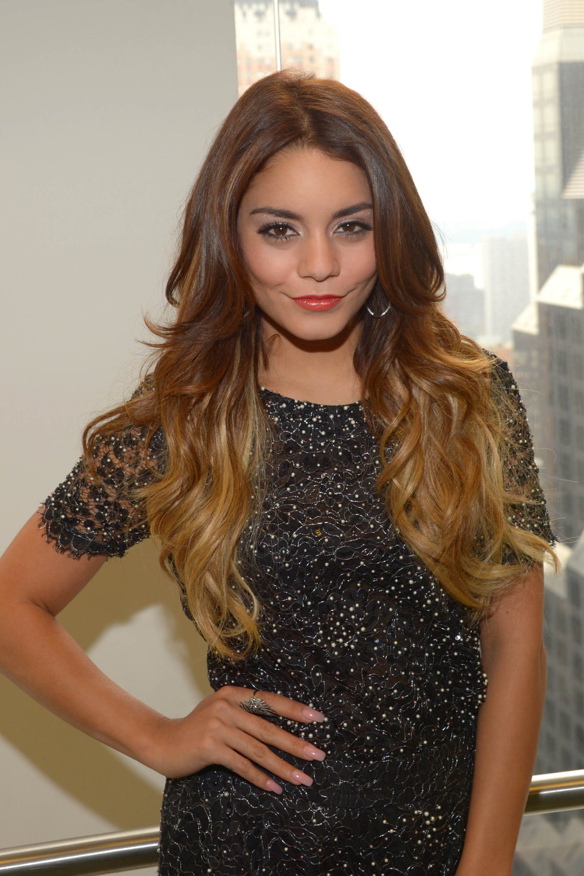 Vanessa Hudgens Visits SiriusXM Studios in New York - August 9, 2013 