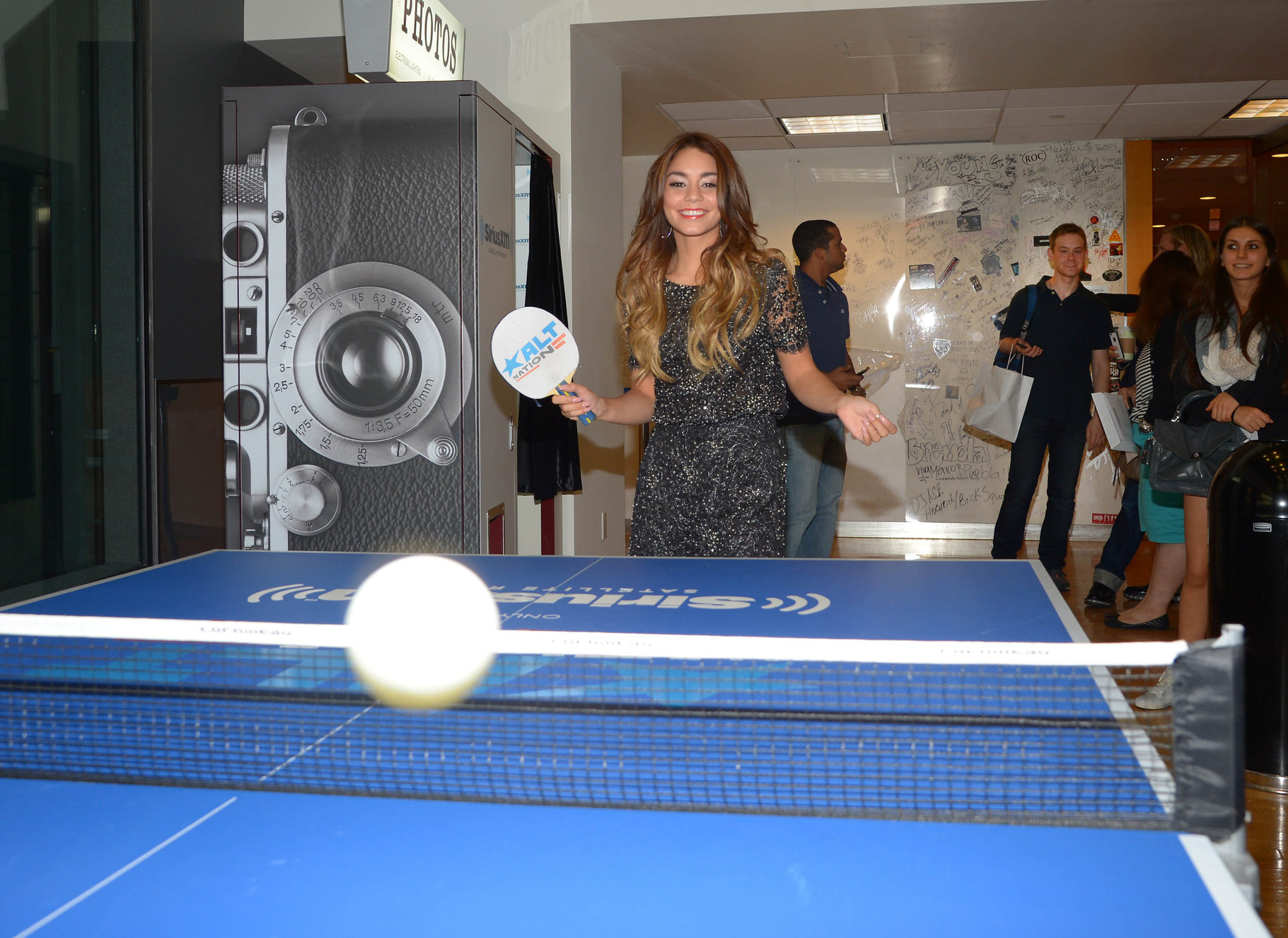 Vanessa Hudgens Visits SiriusXM Studios in New York - August 9, 2013 