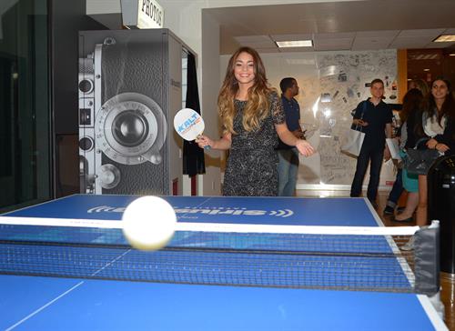 Vanessa Hudgens Visits SiriusXM Studios in New York - August 9, 2013 
