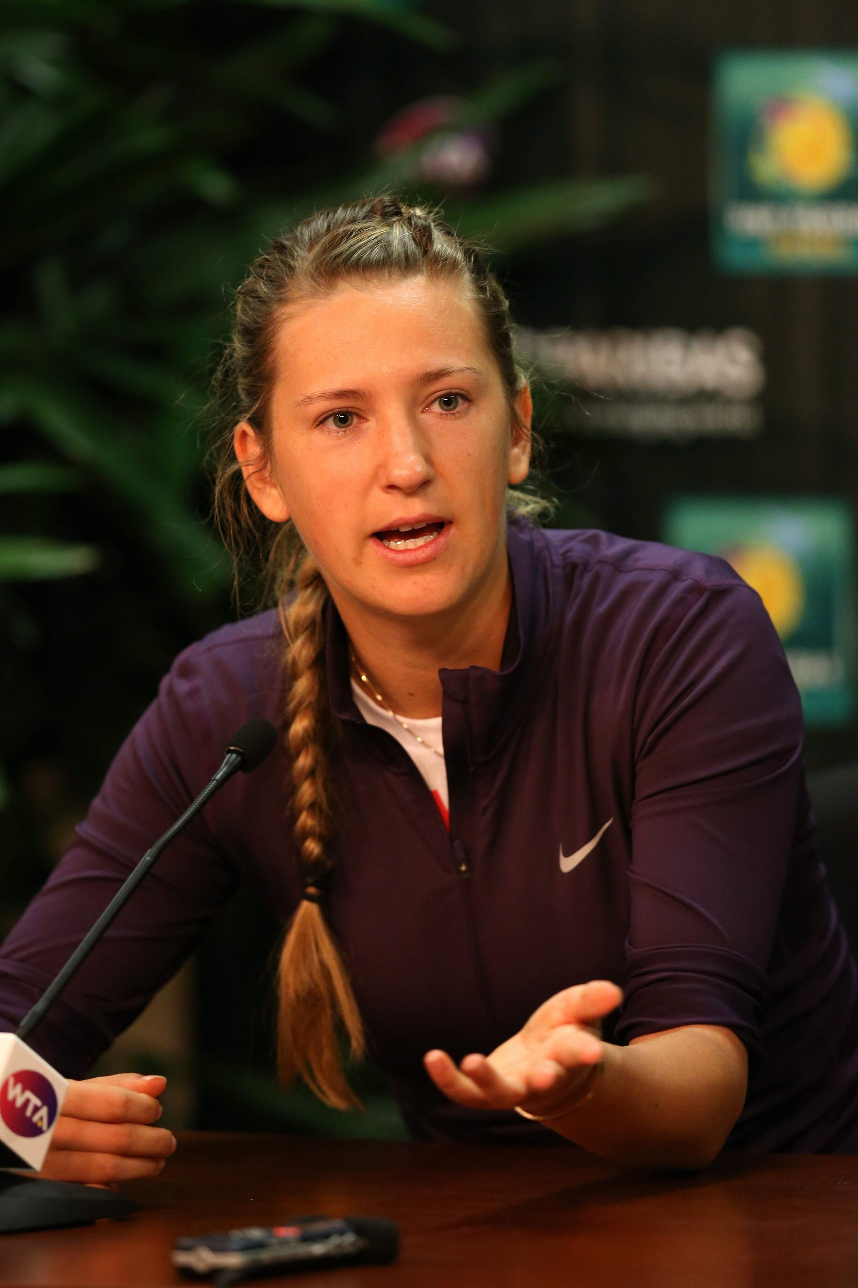 Victoria Azarenka Pictures Victoria Azarenka  2013 BNP Paribas Open Press Conference in Indian Wells  14, 2013