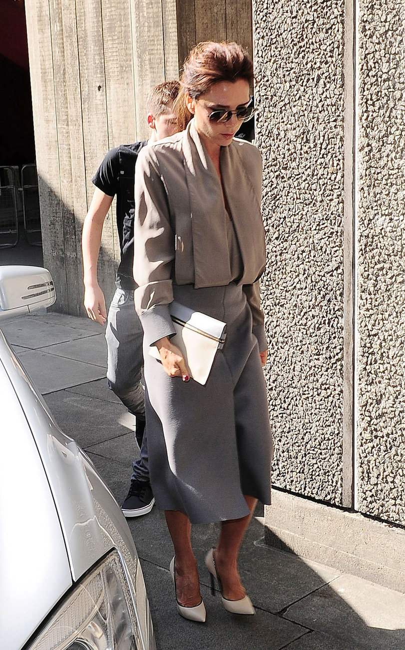 Victoria Beckham Pictures Victoria Beckham leaving London's Vogue Festival in London on April 28, 2013