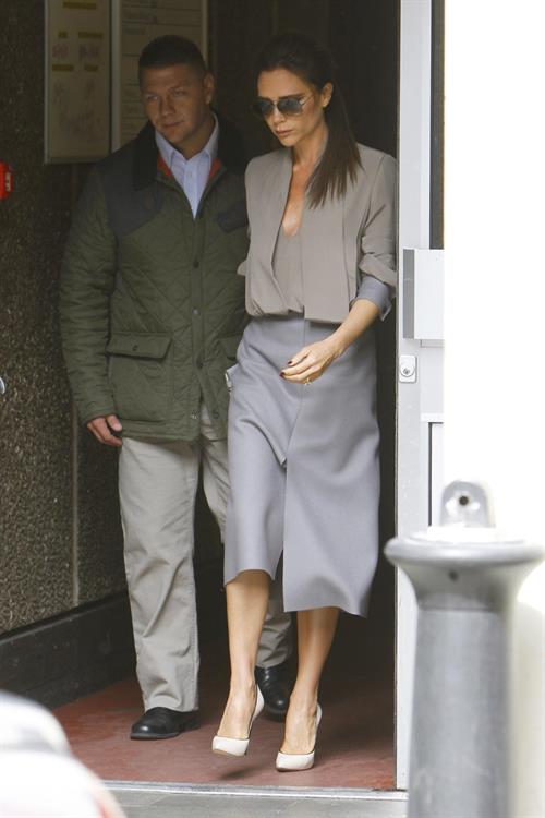 Victoria Beckham Pictures Victoria Beckham leaving London's Vogue Festival in London on April 28, 2013