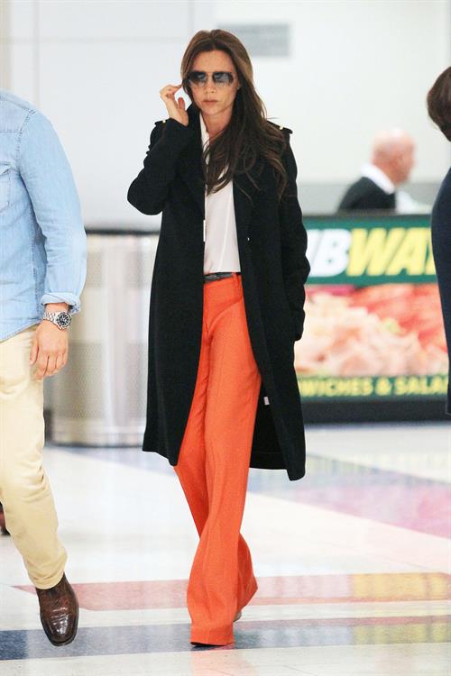 Victoria Beckham - John F. Kennedy International Airport in New York on May 8, 2013