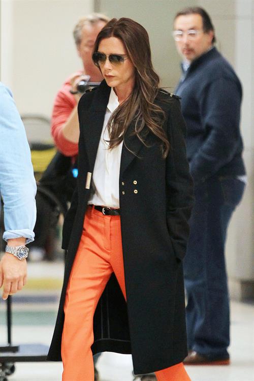 Victoria Beckham Pictures Victoria Beckham - John F. Kennedy International Airport in New York on May 8, 2013