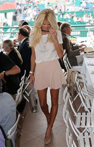Victoria Silvstedt Lunches at the Monte-Carlo Country Club in Monaco (April 19, 2013) 
