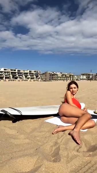 Sophie Mudd in a bikini